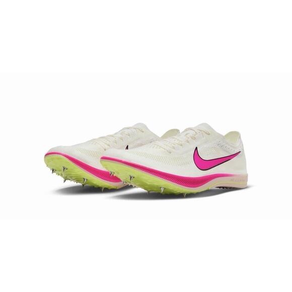 Men\'s Size 13 NEW Nike ZoomX Dragonfly White Pink Track Spikes CV0400-101 Rare main image 6